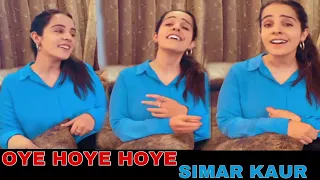 SIMAR KAUR : OYE HOYE HOYE JASSIE GILL | DHANASHREE | AVVY SRA | HAPPY RAIKOTI (LIVE COVER)