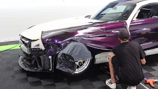 AMG GT-S Gets Wrapped In A SUPER GLOSS MIDNIGHT PURPLE