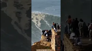 Nazare Portugal, impresionantes  olas.