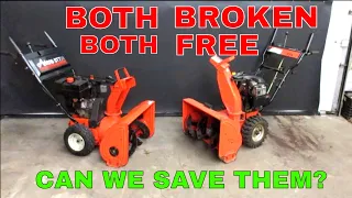 Junk Ariens Snow Blowers, Make 1 out of 2?