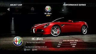 Need For Speed Hot Pursuit: Alfa Romeo 8C Spider (Test Drive)