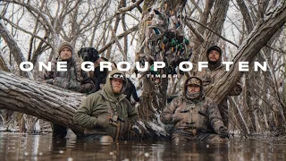 Duck Hunting Flooded Timber "One Group of Ten"