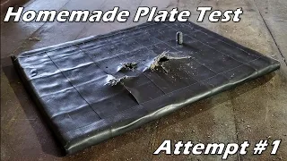 Homemade Plate Test #1 (Ceramic Tile & Duct Tape)