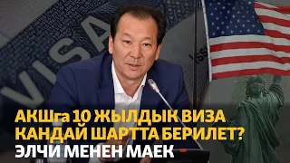 Аманбаев: АКШга мыйзамдуу жол менен келгиле