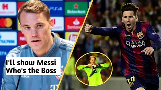 The Day Lionel Messi Took Revenge on Manuel Neuer for his Disrespectful Words