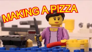 Making a pizza (Lego Stop Motion)