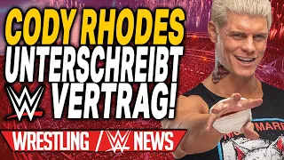 Cody Rhodes unterschreibt WWE Vertrag,  Wo steckt CM Punk? | Wrestling/WWE NEWS 32/2022