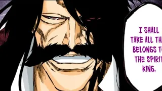 Yhwach absorbed the soul king (Manga). [SFX]