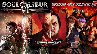 Шон и Веник играют в Tekken 8, Tekken 7, Dead or Alive 5 и Soul Calibur 6 (Xbox Series, PS5)