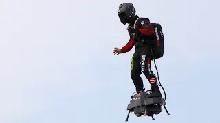 Jet-powered flyboard soldier attempts to cross English channel – watch live