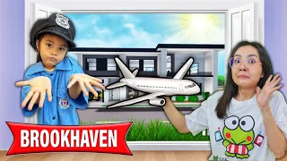 สอนแม่เล่นเกม Roblox EP.2 ตอนขึ้นเครื่องบิน brookhaven 🏡 RP | บริ้งค์ไบรท์