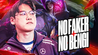 NO FAKER NO BENGI VS NUMBER 1 LCK GENG - T1 VS GENG - CAEDREL