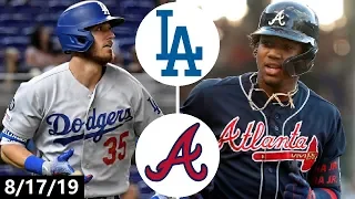 Los Angeles Dodgers vs Atlanta Braves Highlights | August 17, 2019 (2019 MLB Season)