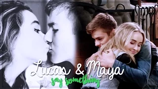 Lucas & Maya ~ Say Something [+ski lodge]