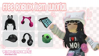 Tutorial Roblox Free Item