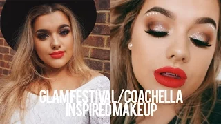 Glam Festival/Coachella Inspired Make Up | Rachel Leary
