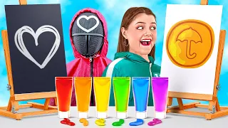 LE PREMIER QUI FINIT SON DESSIN A GAGNÉ ! || Astuces Art DIY & Duels colorés par 123 GO! TRENDS