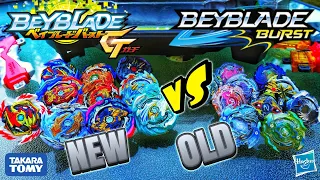 Beyblade Burst *OLD SCHOOL vs. NEW SCHOOL* Battles / Takara Tomy GT vs Hasbro Burst