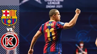 FC Barcelona (ESP) vs Kairat Almaty (KAZ) UEFA Futsal Champions League Semifinales 2021 - Highlights