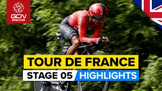 Tour de France 2021 Stage 5 Highlights | Van Der Poel Hangs On To Yellow Despite Surging Pogačar!