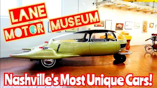 World's Most UNIQUE Cars at LANE MOTOR MUSEUM | NASHVILLE TN