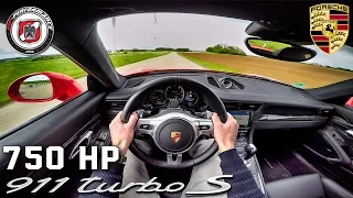 Porsche 911 Turbo S 750 HP PP Performance POV Test Drive by AutoTopNL