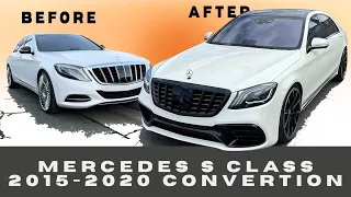 2015 MERCEDES S550 / S63 AMG W222 CONVERSION INCREDIBLE TRANSFORMATION