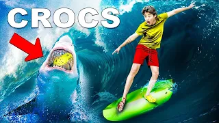 Attempting Extreme Sports in CROCS!