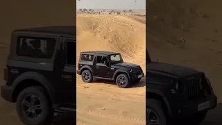 GIRLS DRIVING THAR VS BOYS DRIVING THAR //#status #ytshorts #thar