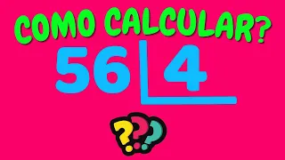 COMO CALCULAR 56 DIVIDIDO POR 4?| Dividir 56 por 4