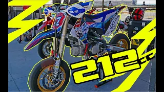 Pitbike Ayrton Xtrema zs 212 in pista - Proviamo questo motore come va + New Track 84 NextGeneration