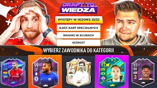 TEGO SIĘ NIE SPODZIEWAŁ! DRAFT TO WIEDZA VS PLKD FIFA 23