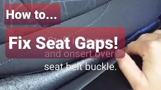 DIY: Fixing the car seat gap! In a 2017 Chevy Volt or any car!