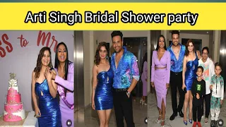 Arti Singh Bridal Shower | Krushna Abhishek, Kashmeera Shah ,and kids |Arti Singh pre wedding