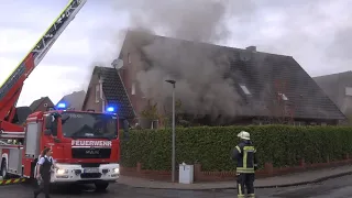 [DURCHZÜNDUNG IM KELLER] Heizung löst Kellerbrand in Hörstel Bevergern aus - 80 Einsatzkräfte