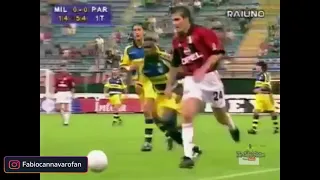 Fabio Cannavaro Parma AC Milan Super Coppa Italia 1999 final