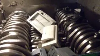 Largest E-Waste Shredder At Electronic Recyclers