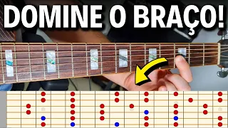 MELHOR EXERCÍCIO DE PENTATÔNICA? Domine os 5 desenhos em 7 dias - Aula de Violão/Guitarra SOLO