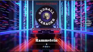 Rammstein - Adieu (karaoke instrumental lyrics) - RAFM Oddball Karaoke