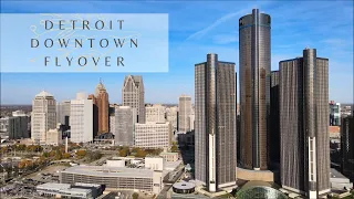 Detroit Drone Footage | Motor City | Comerica Park | GM Renaissance Center | Michigan 2020 [4K]