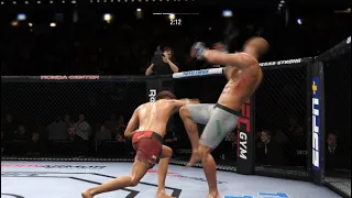 Doo Ho Choi vs. Edson Barboza [UFC K1 rules] a showdown between two players who are keen on hitting.