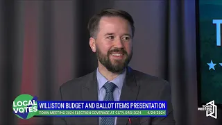 Williston Budget and Ballot Items Presentation - 4/24/2024