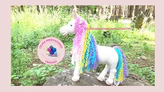 Unicorn AMIGURUMI - Pattern: Celina innovations crochet