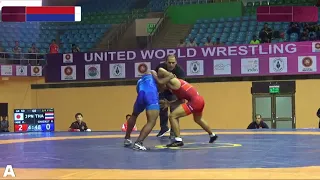 1/4 GR - 60 kg: K. YABE (JPN) v. R. CHAIRIT (THA)