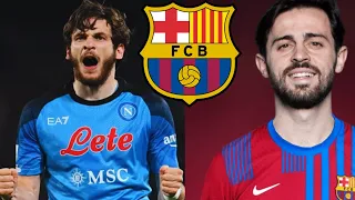 ✅OFFICIEL : Kvaratskhelia à Barcelone, son agent passe à l'action |Bernardo Silva a choisi Barça