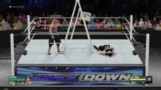 WWE 2K16 Kevin Owens Vs John Cena Money in the Bank(MITB)