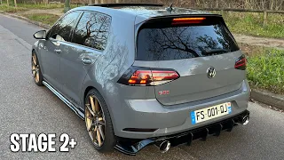 UNE GOLF 7 GTI TCR PRÉPARÉE AU MAX 😱😰 IL LA POUSSE À FOND 😈🔥 !!