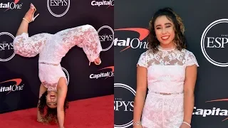 Gymnast Katelyn Ohashi Does Handstand On ESPYs 2019 Red Carpet