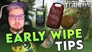 HOW TO GET THE BEST START TO YOUR TARKOV WIPE! MY EARLY WIPE TIPS FOR GUNS, ITEMS + EASY MONEY