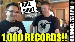 A friend drops by with 1,000 VINYL RECORDS! Say hi to Mark from Funky Moose | Vinyl Community